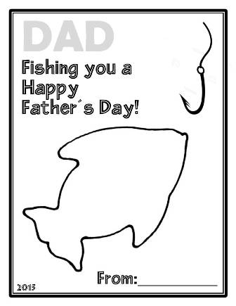 Father's Day Fishing Picture - Bible Crafts by Jenny