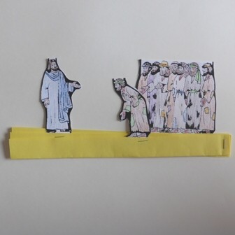 10 Lepers Strips - Bible Crafts by Jenny